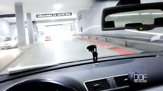 A hot blowjob scene while driving in a car with a guy, it’s incredibly exciting!