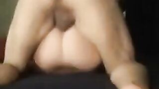 Wife asked her husband's friend to fuck her pussy