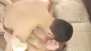 A mother fucks her drunk son in this hot video