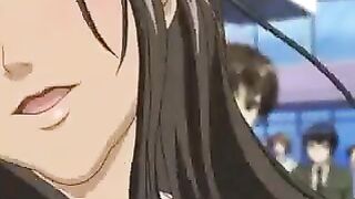 Spank and fuck a sexy nymph in a hardcore hentai scene