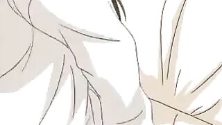 Spank and fuck a sexy nymph in a hardcore hentai scene