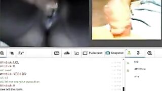 A wife gets fucked by her husband on webcam show