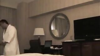 A girl was fucked in the hotel room by a stranger