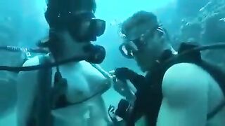 An aqualung is not just a device for breathing underwater, but also a symbol of male cock