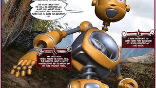A comic book with porn robots that came to life in 2021