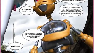 A comic book with porn robots that came to life in 2021