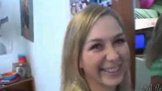 The dad secretly set up a camera in the room of his daughter, who is very sexy