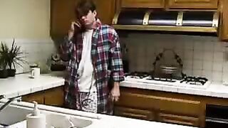A real incest - his brother in her vagina