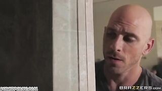 Woman fucked in the bedroom by a rude guy Johnny Sins
