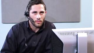 Two employees fucked on the table in the office, what a scene!