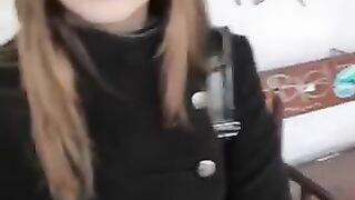 Picked up a hot girl at the bus stop and fucked her hard