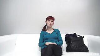 Redhead teen agreed to do everything for a casting