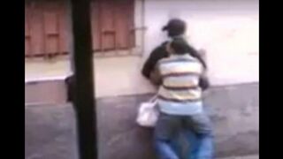 I wanted to fuck right on the street, so we didn’t even enter the house