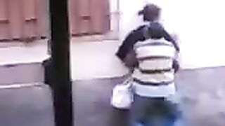 I wanted to fuck right on the street, so we didn’t even enter the house