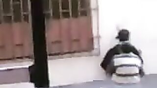 I wanted to fuck right on the street, so we didn’t even enter the house