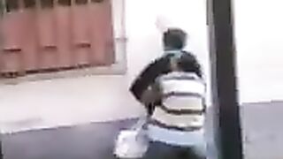 I wanted to fuck right on the street, so we didn’t even enter the house