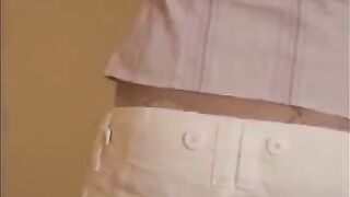 The monster forced the Asian girl to make a blowjob