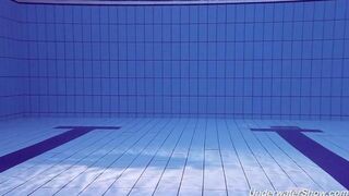 Helen went swimming in the pool without any swimming suit