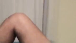 Guy masturbation with his cock while watching gay porn