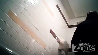A camera was secretly placed in the girl's toilet