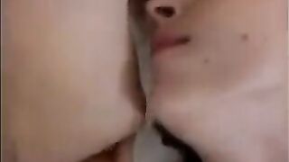 A friend helped to clean up sperm from vagina and anus