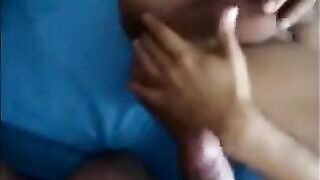 After such passion, she is ready for sperm