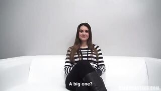 Hot Czech girl had to fuck for a casting agent