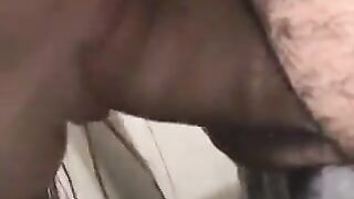 The small dick ended up in a messy, hot splash