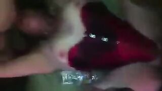 A cool sex at the disco club during the party
