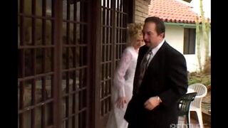 A sexy woman is fucking with another man instead of her husband