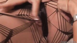 A hot mature lesbian couple are having fun with each other