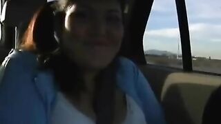 The fat woman does not mind giving herself completely