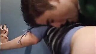 I put my dick to a young girl in the toilet, it was awesome