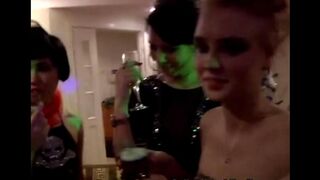 Sexual beauties fucked in all holes at a wild party