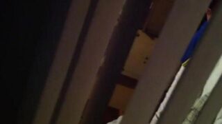He shoots his hidden camera while his neighbors have sex
