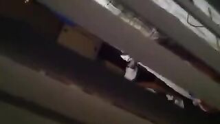He shoots his hidden camera while his neighbors have sex
