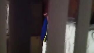 He shoots his hidden camera while his neighbors have sex