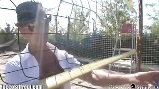 Young sluts get fucked at an orgy party