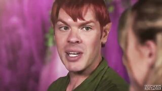 Peter Pan made two mermaids suck his dick in a threesome