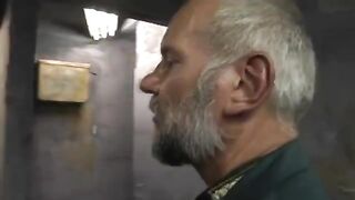 Rough sex in a prison setting with a young woman involved