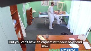 Hidden camera in the gynecologist's office, forbidden pleasure