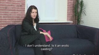 The agent fucks a girl at the casting for 700 euros