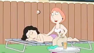 Lesbian sex with Lois Griffin and her best friend Bonnie