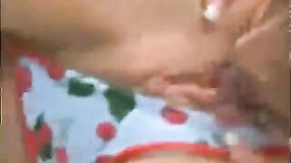 Hard lesbian sex with a mature beauty and her girlfriend