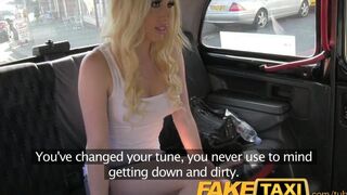 The blonde had to fuck to pay for her trip