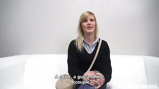 Young Czech girl fucked at a porn casting session