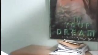 A girl from the sex agency has sex on the couch with client