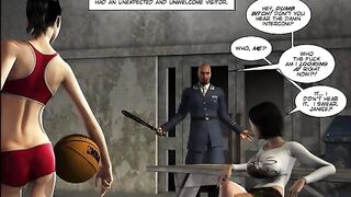 The story continues at the comic books porn style