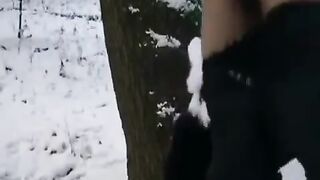 A lucky dude froze time with his girl, enjoying her without limits