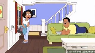 A porn parody of the popular TV show "The Cleveland Show"